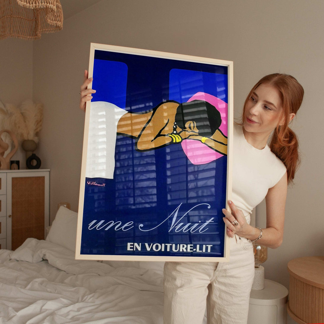 Une Nuit by Bernard Villemot wall - art - picture - poster