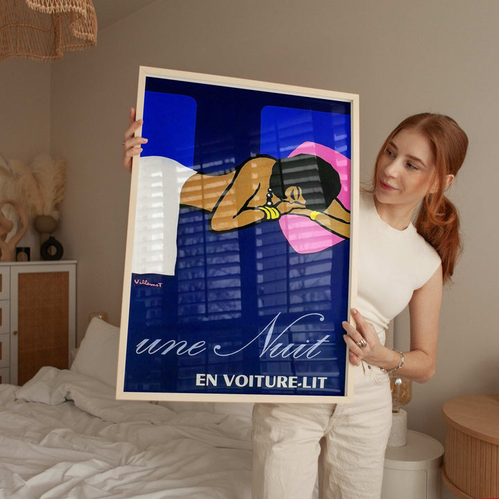 Une Nuit by Bernard Villemot wall - art - picture - poster