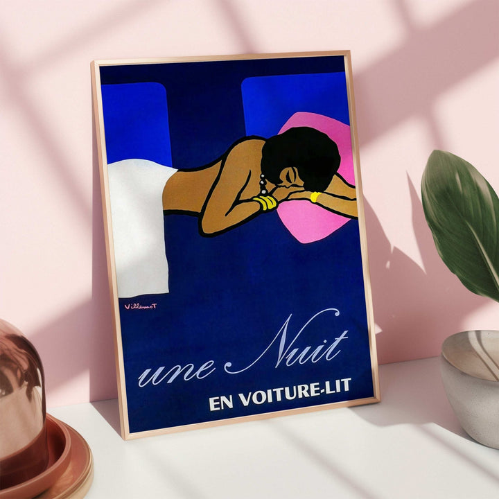 Une Nuit by Bernard Villemot wall - art - picture - poster