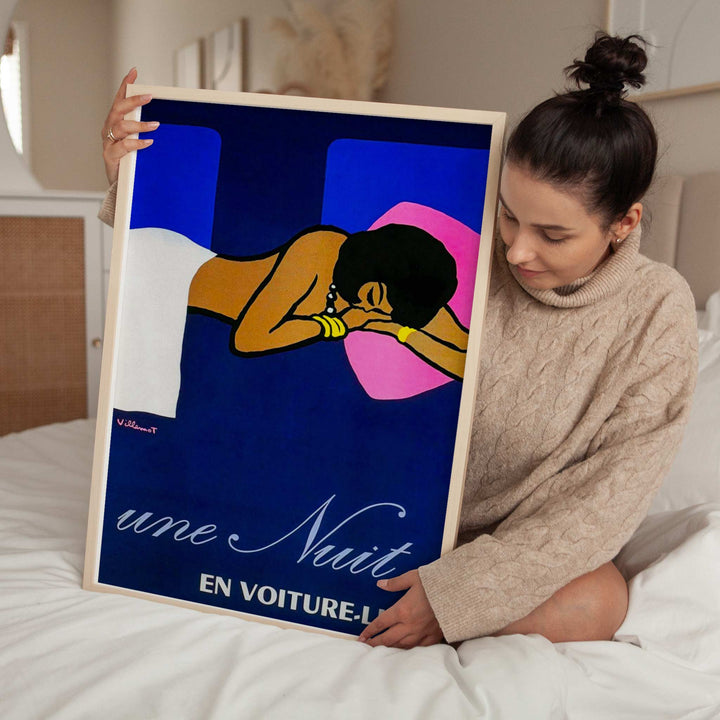 Une Nuit by Bernard Villemot wall - art - picture - poster