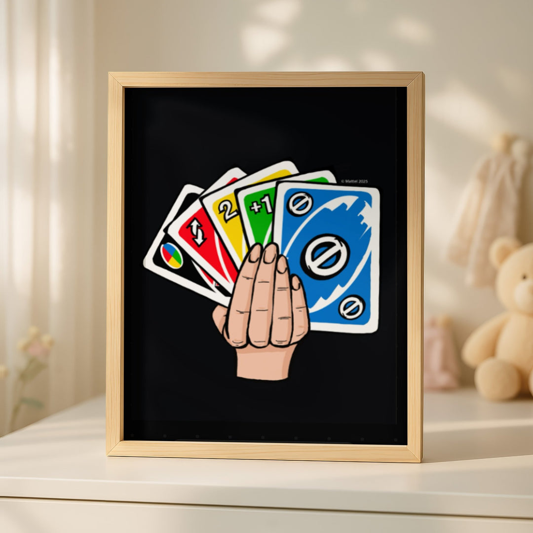 Uno Hand Wall Art Print wall - art - picture - poster