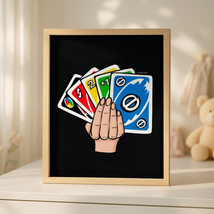 Uno Hand Wall Art Print wall - art - picture - poster