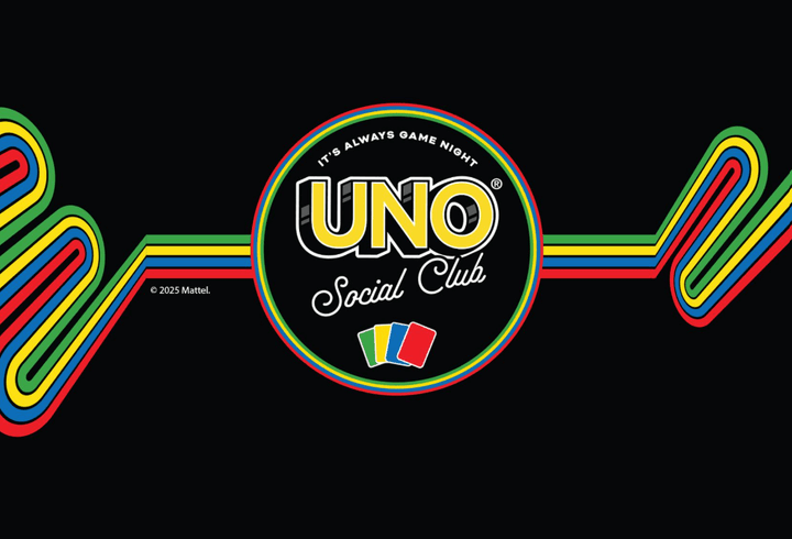 Uno Social Club Landscape Geometric Line Art Design frame