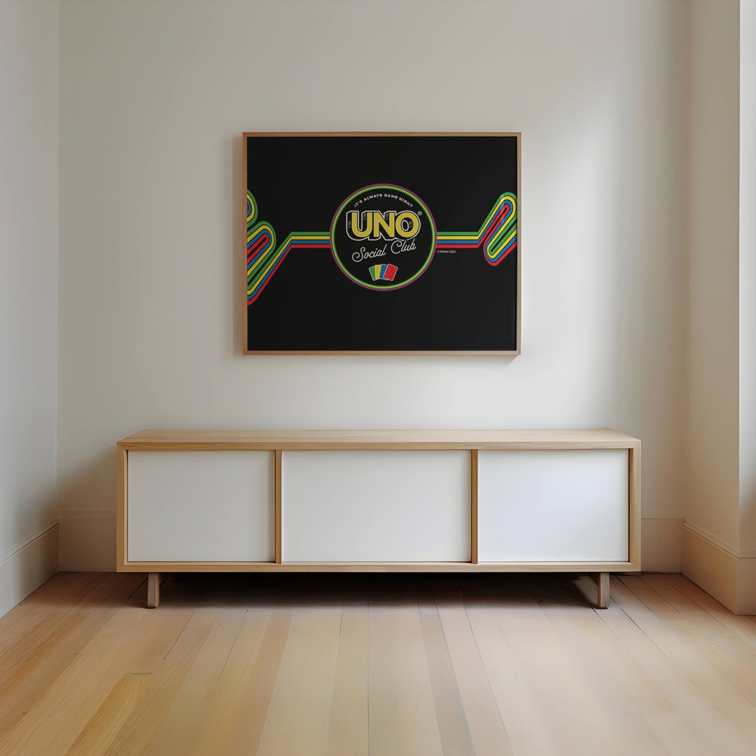 Uno Social Club Landscape Geometric Line Art Design wall - art - picture - poster
