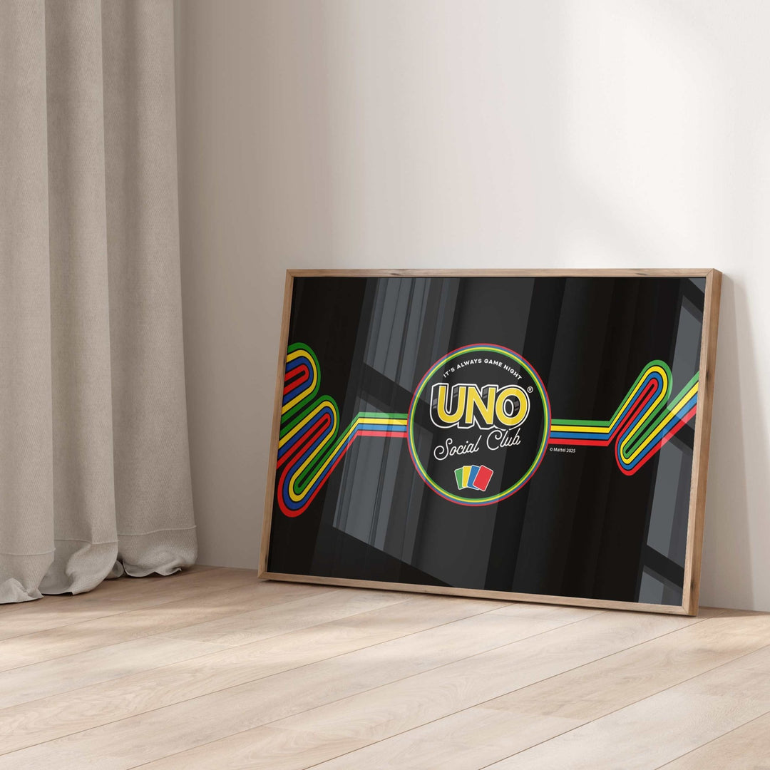 Uno Social Club Landscape Geometric Line Art Design wall - art - picture - poster