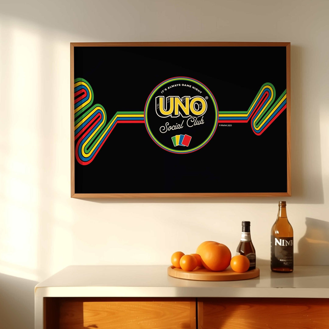 Uno Social Club Landscape Geometric Line Art Design wall - art - picture - poster