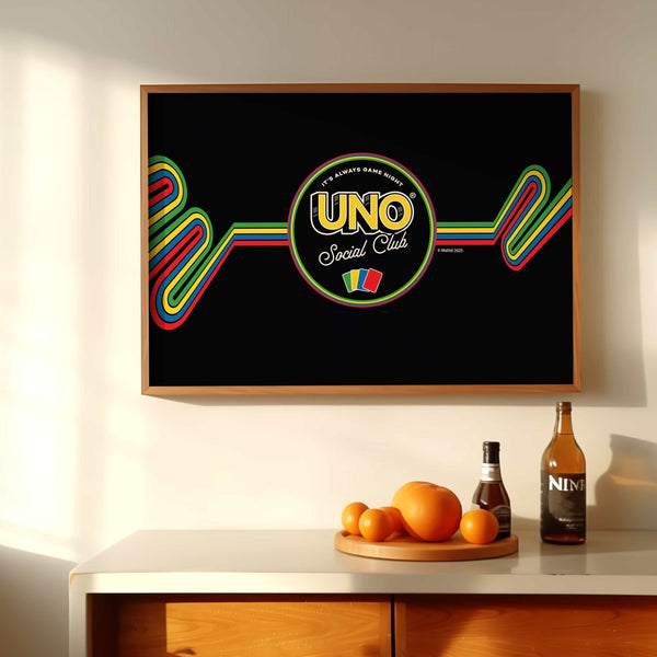 Uno Social Club Landscape Geometric Line Art Design