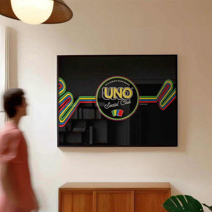 Uno Social Club Landscape Geometric Line Art Design wall - art - picture - poster