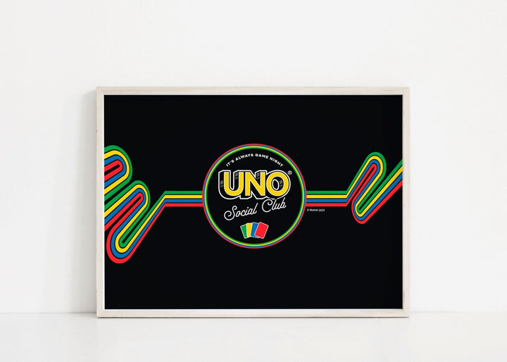 Uno Social Club Landscape Geometric Line Art Design wall - art - picture - poster