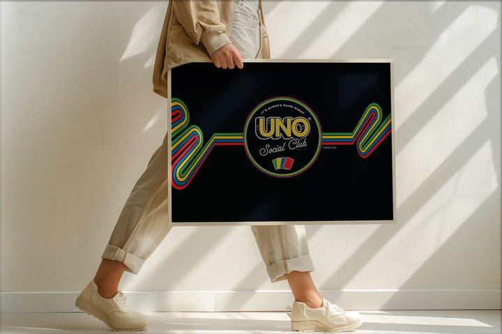 Uno Social Club Landscape Geometric Line Art Design wall - art - picture - poster