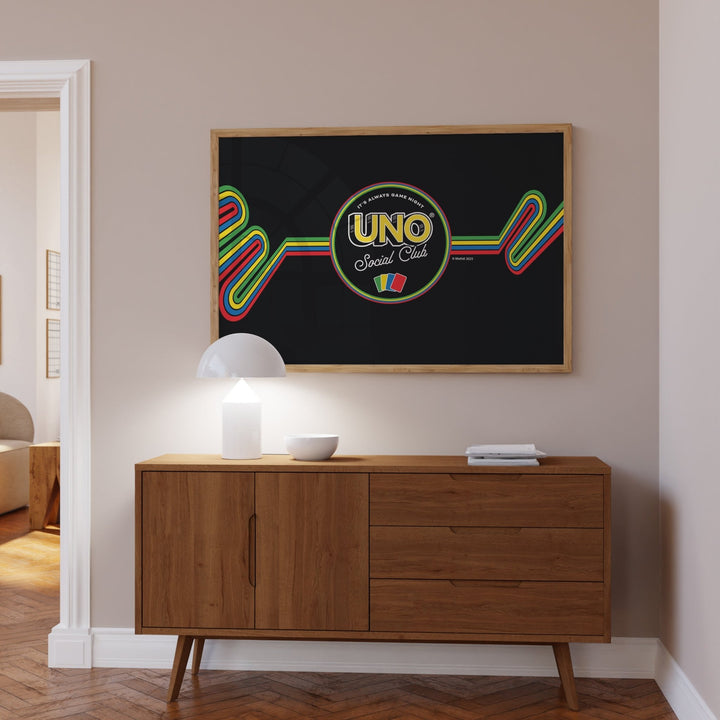Uno Social Club Landscape Geometric Line Art Design wall - art - picture - poster