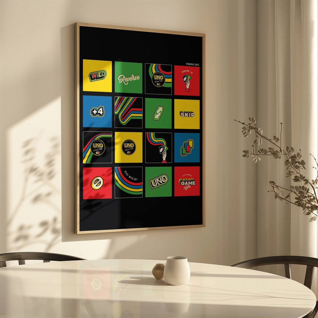 Uno Social Club Wall Art Print wall - art - picture - poster