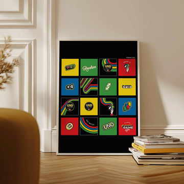 Uno Social Club Wall Art Print wall - art - picture - poster