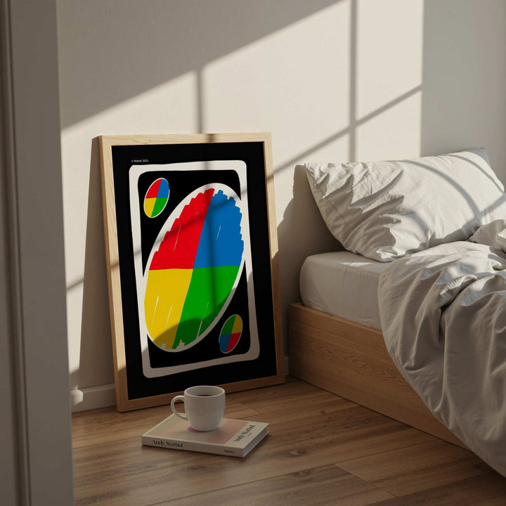 Uno Wild Card Wall Art Print wall - art - picture - poster