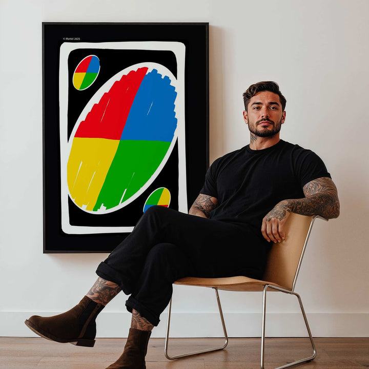 Uno Wild Card Wall Art Print wall - art - picture - poster