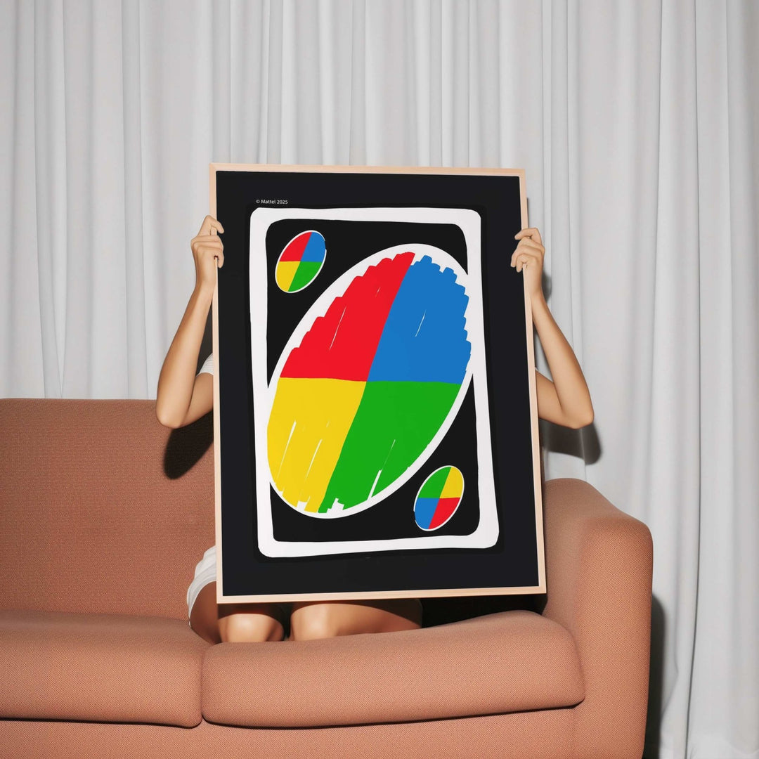Uno Wild Card Wall Art Print wall - art - picture - poster