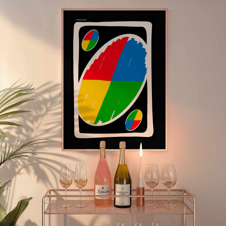 Uno Wild Card Wall Art Print wall - art - picture - poster