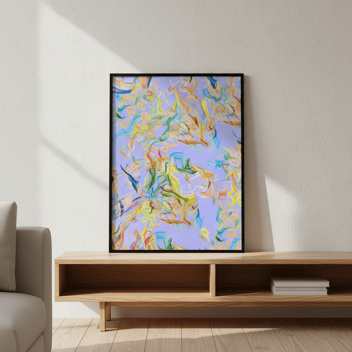 Unraveled Light, Lilac by 83 Oranges wall - art - picture - poster