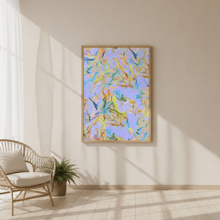 Unraveled Light, Lilac by 83 Oranges wall - art - picture - poster