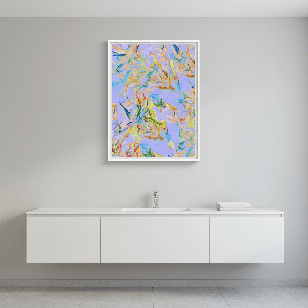 Unraveled Light, Lilac by 83 Oranges wall - art - picture - poster