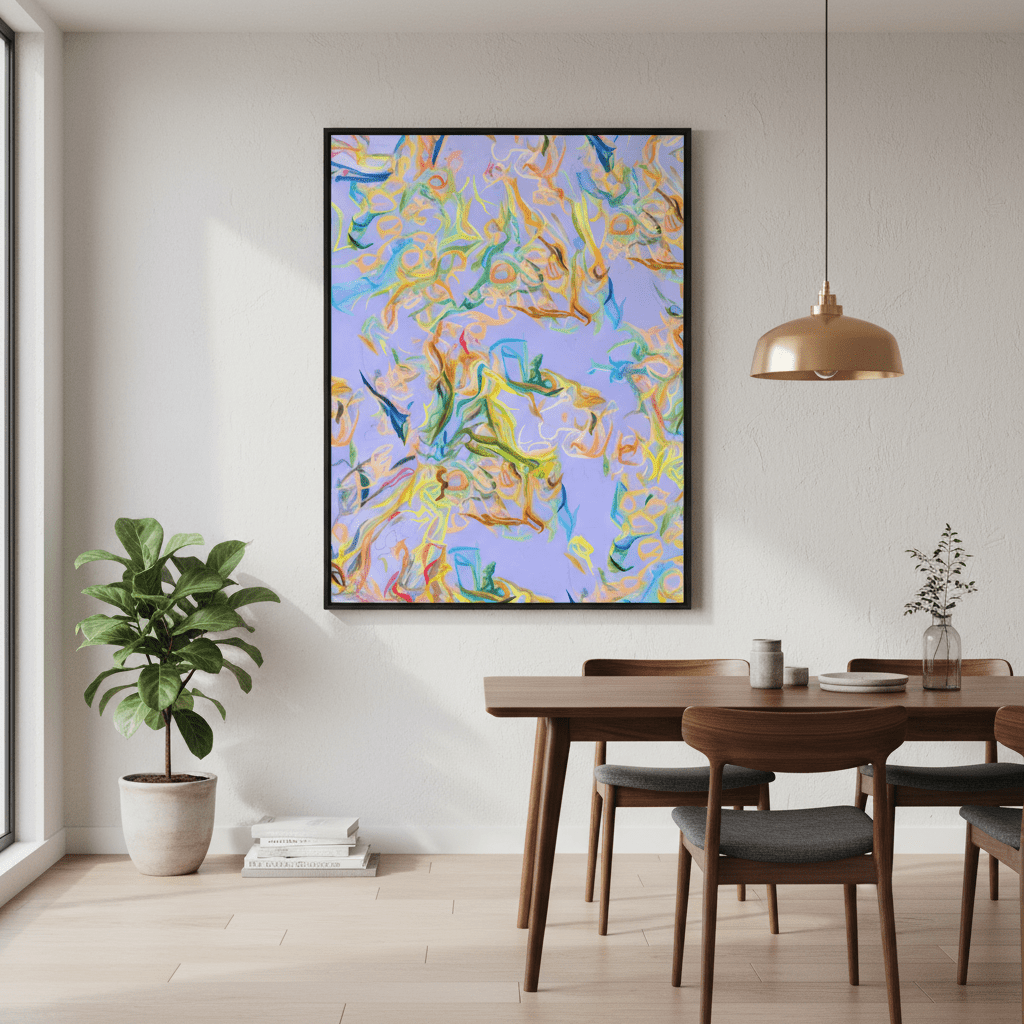 Unraveled Light, Lilac by 83 Oranges wall - art - picture - poster