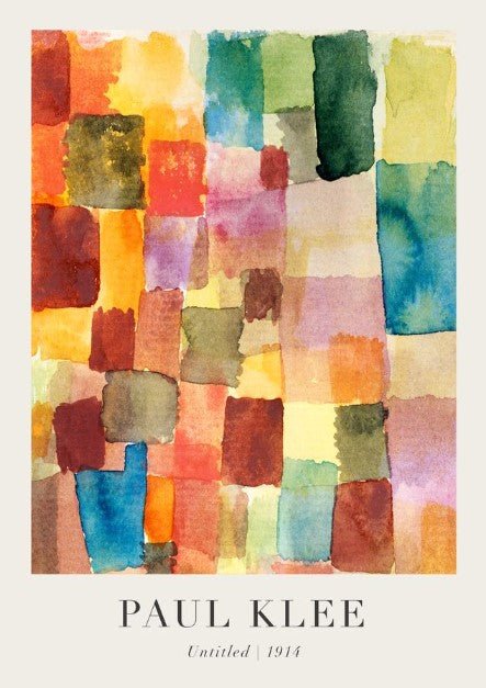 Untitled 1914 by Paul Klee Wall Art