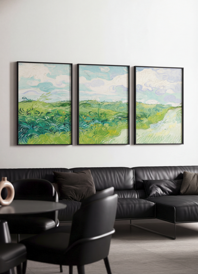 Vincent van Gogh Exhibition Serenity Prints Set of 3