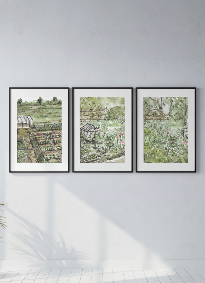 A Trio of Gardens by Josephine Wianto