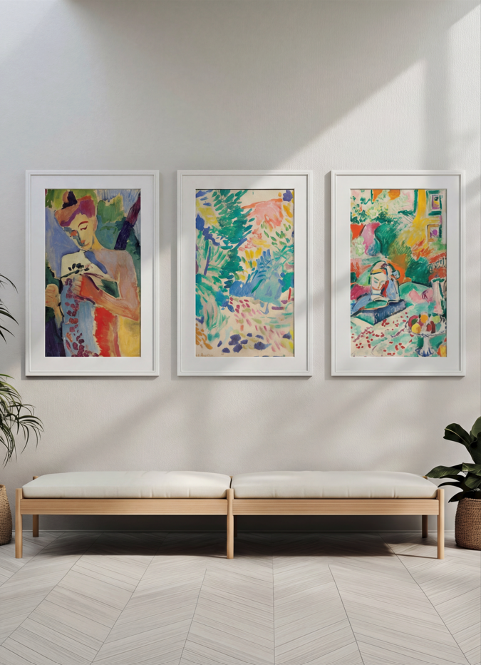 Henri Matisse Set of 3 Wall Art Fine Art Prints