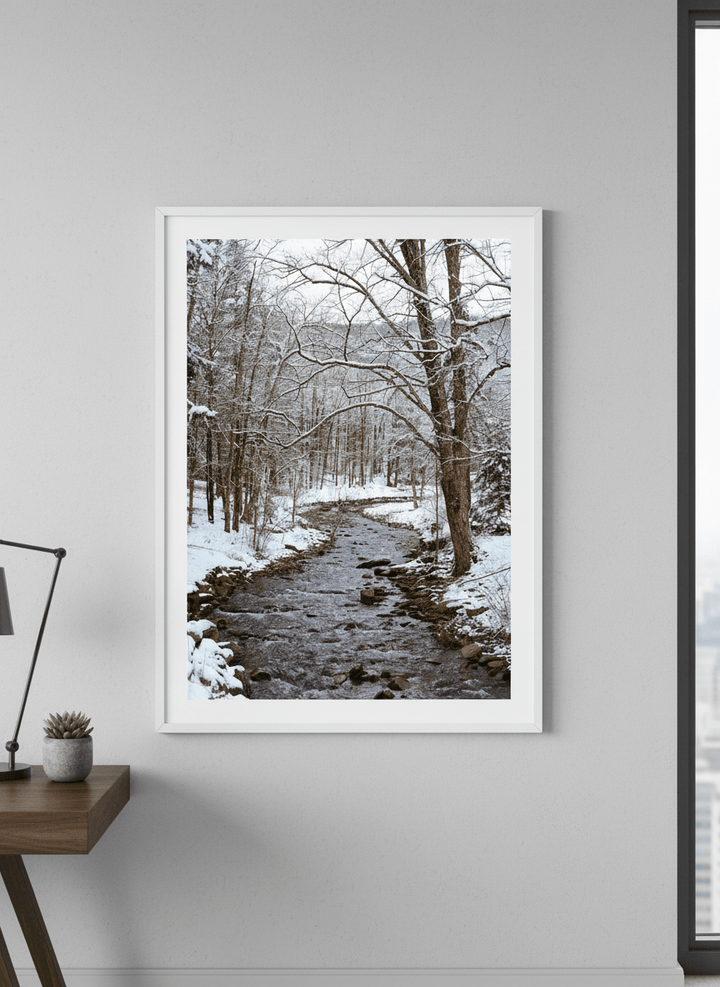 Contemporary wall art featured in a bright modern office workspace