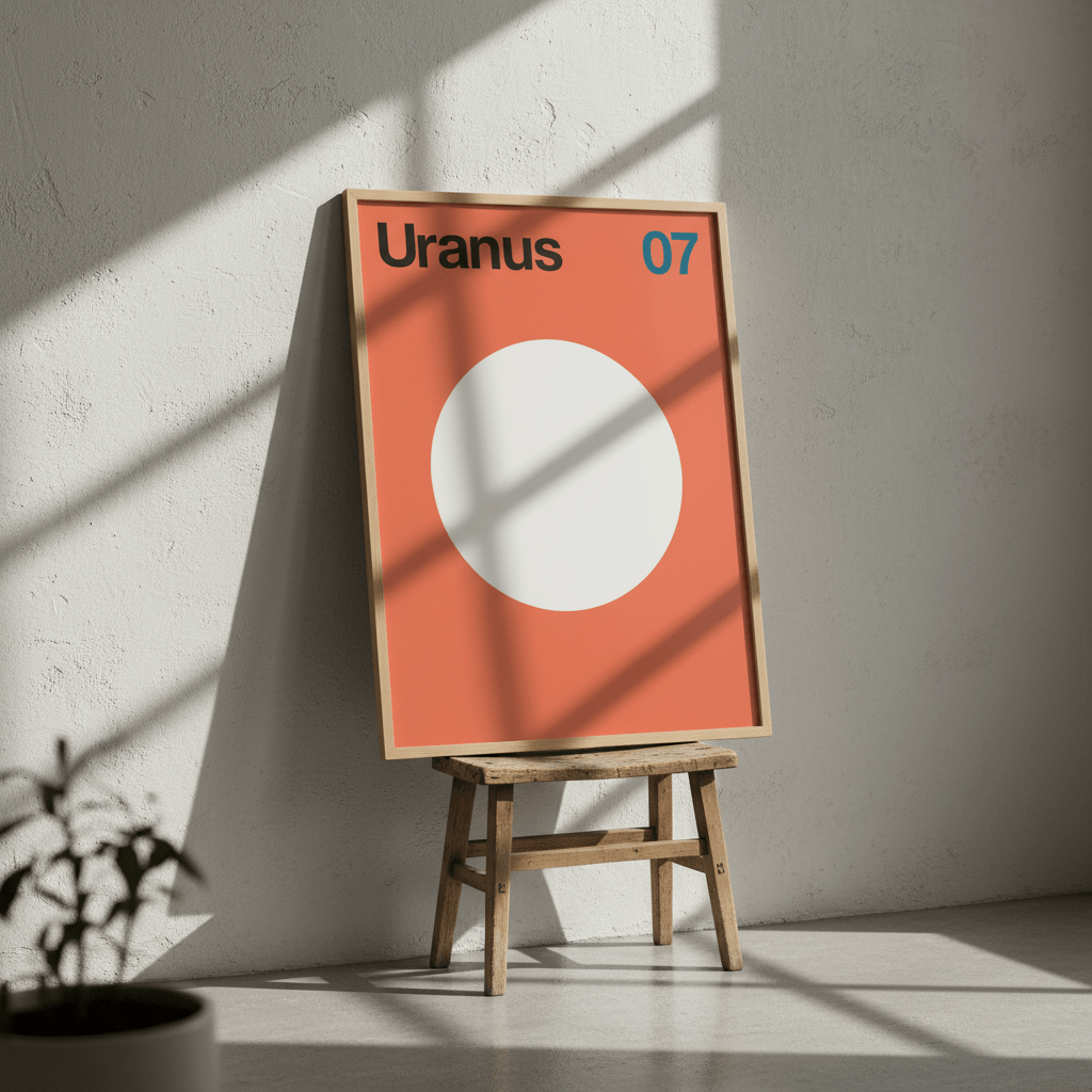 Uranus by Florent Bodart wall - art - picture - poster