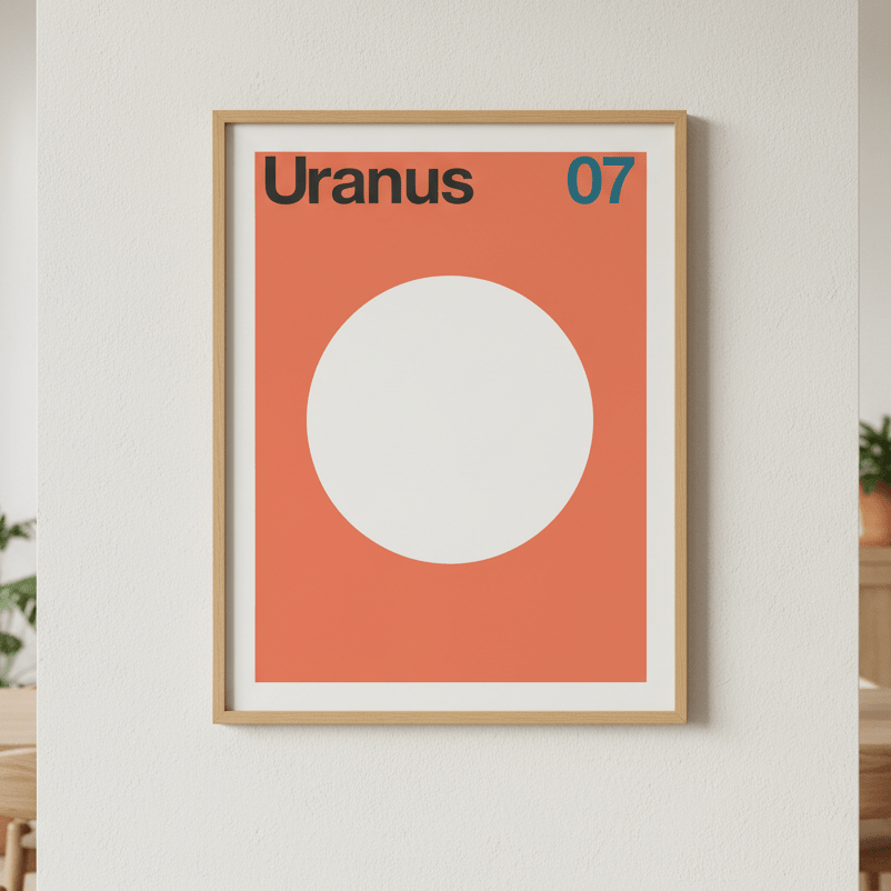 Uranus by Florent Bodart wall - art - picture - poster