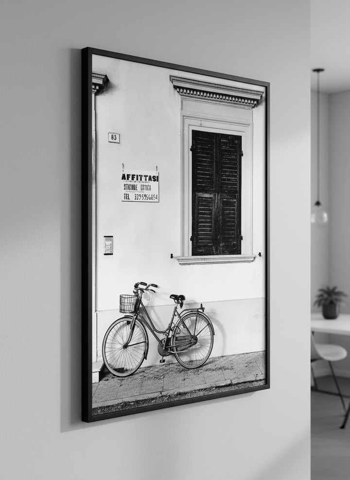 Contemporary wall art featured in a bright modern office workspace