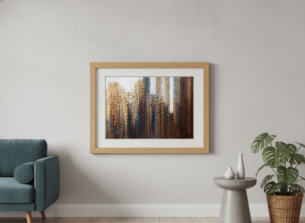 Urban Skyline By Ekaterina Ermilkina | Art & Canvas Print