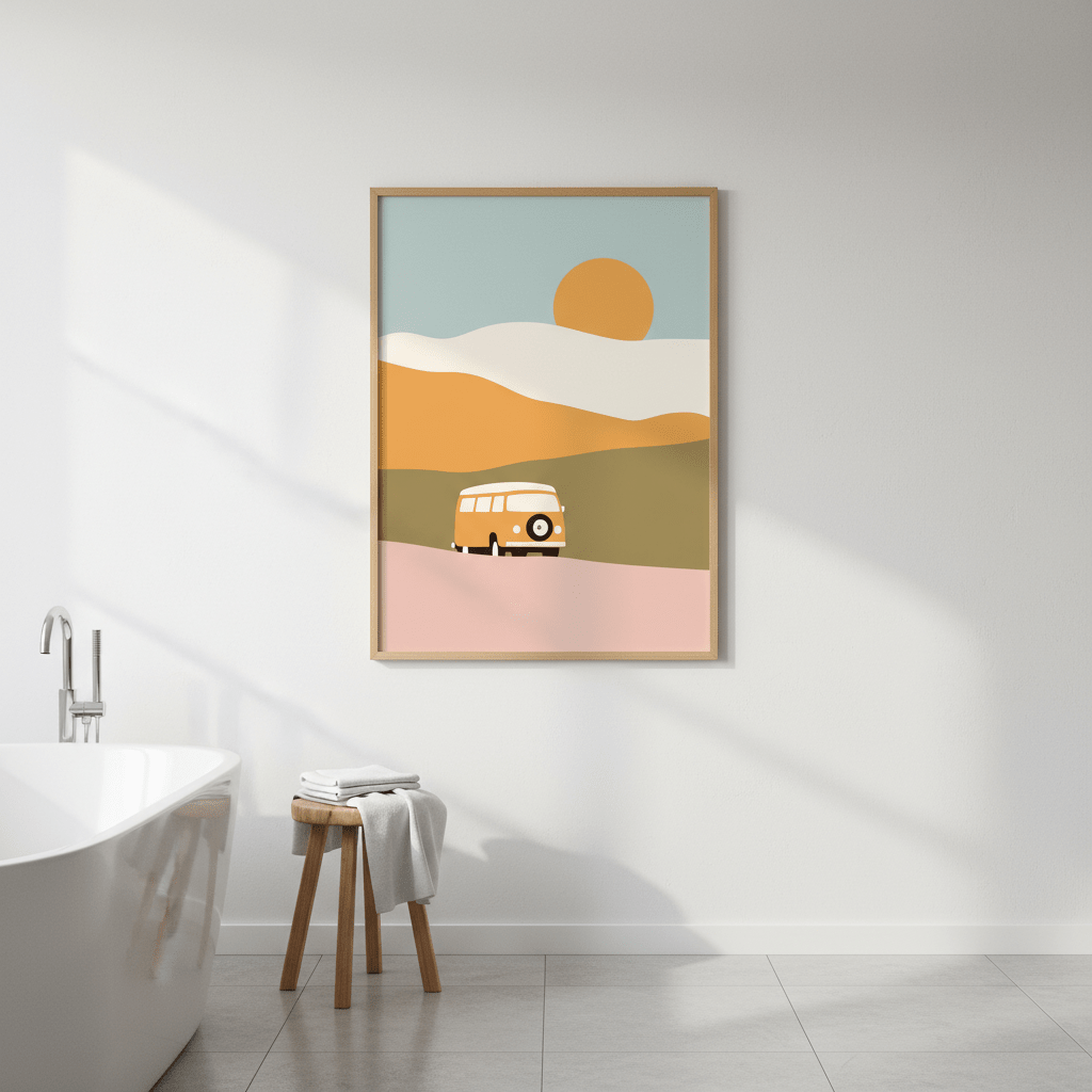 Van Minimal by Florent Bodart wall - art - picture - poster