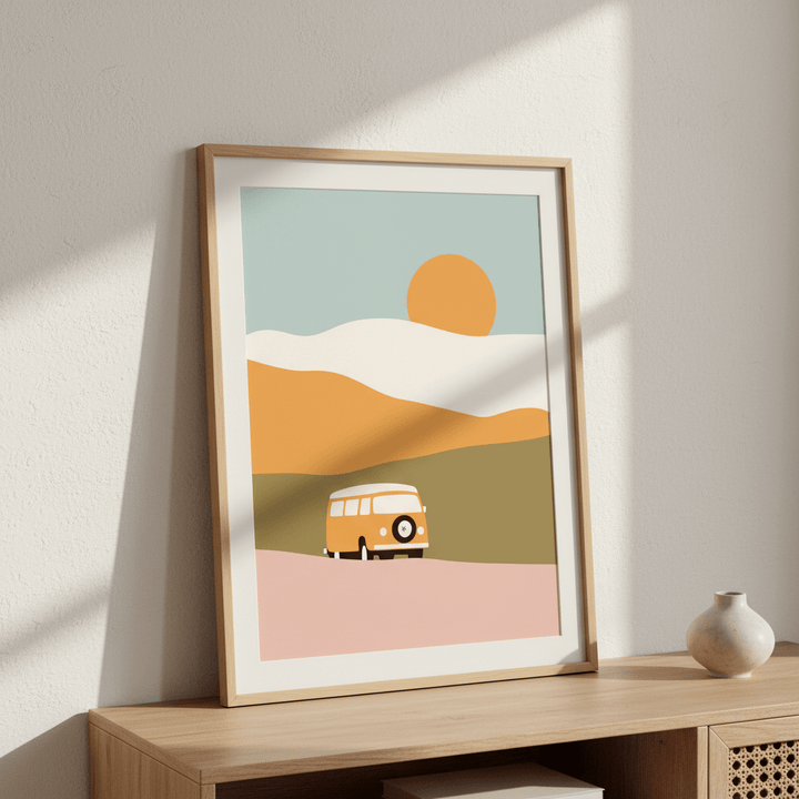Van Minimal by Florent Bodart wall - art - picture - poster
