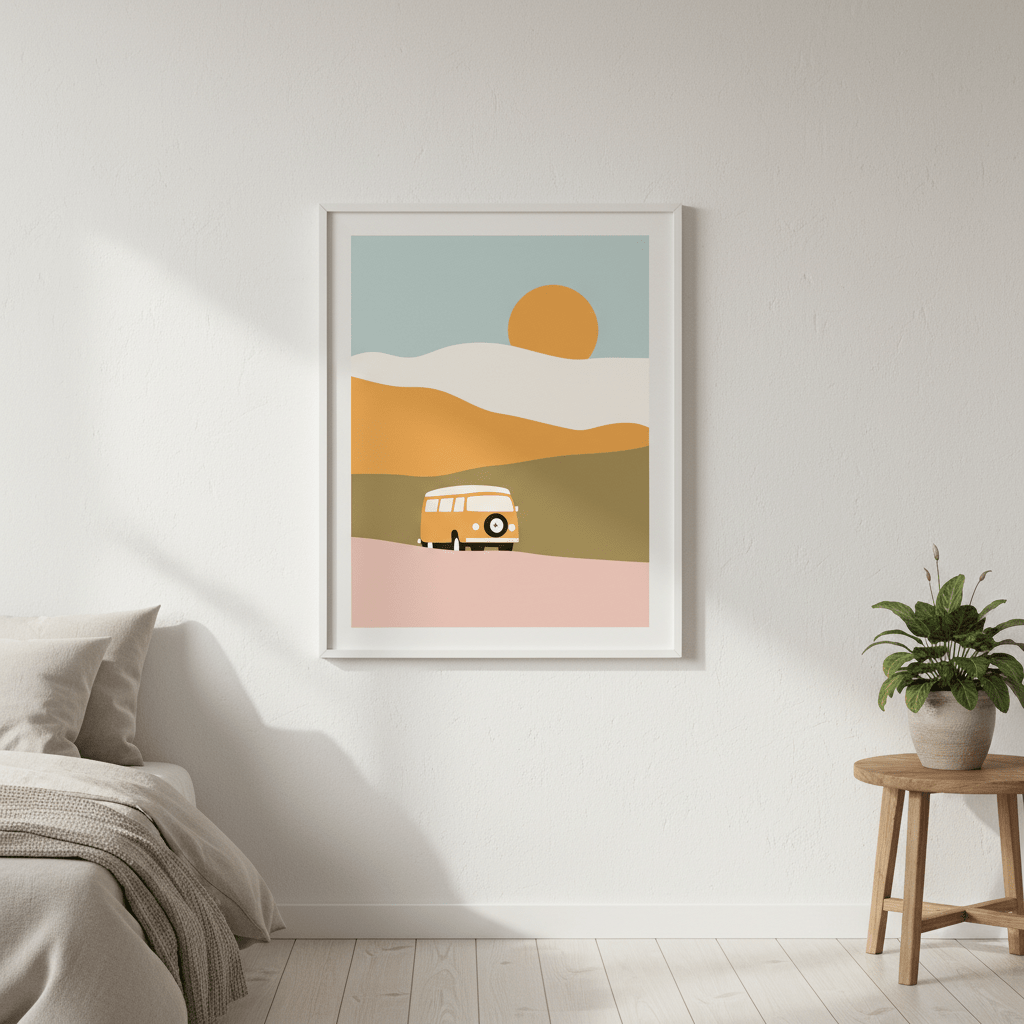 Van Minimal by Florent Bodart wall - art - picture - poster