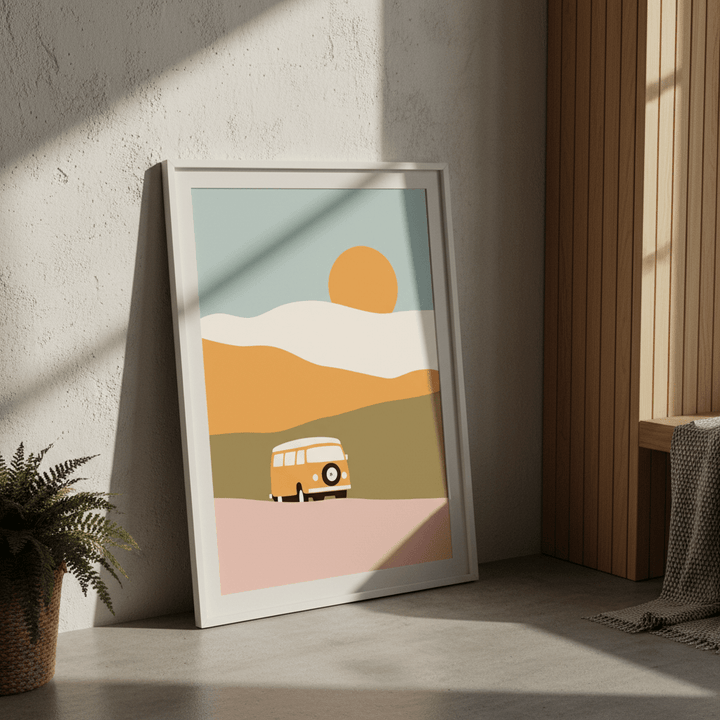 Van Minimal by Florent Bodart wall - art - picture - poster