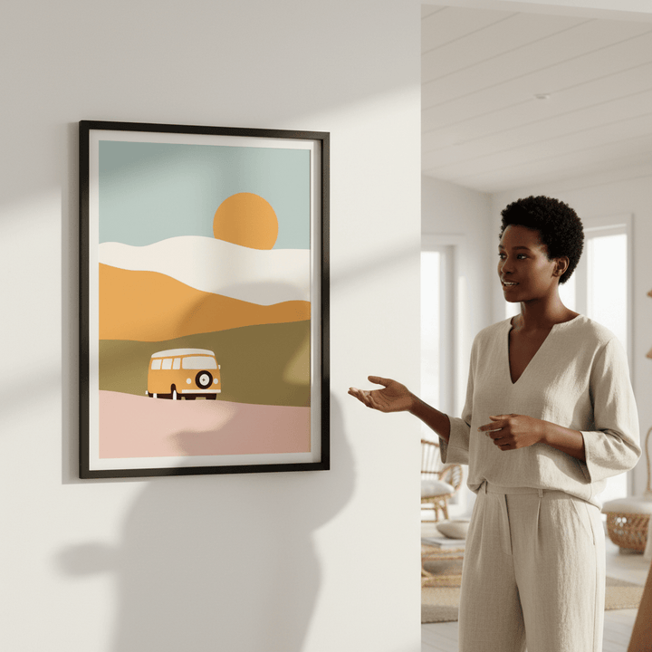 Van Minimal by Florent Bodart wall - art - picture - poster