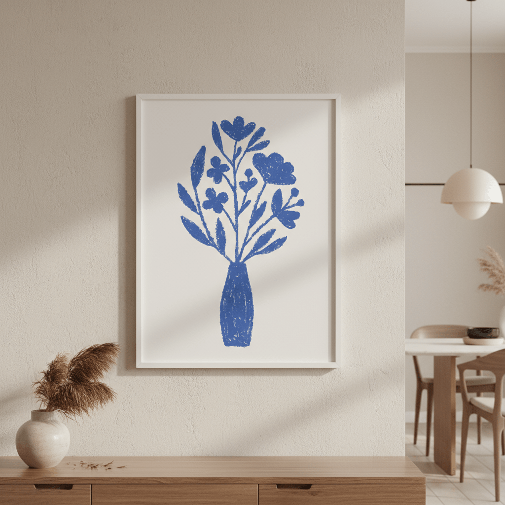 Vase in Bloom by Silvia Visscher wall - art - picture - poster