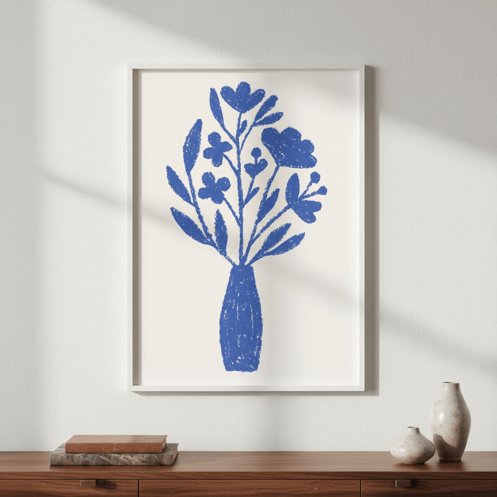 Vase in Bloom by Silvia Visscher wall - art - picture - poster
