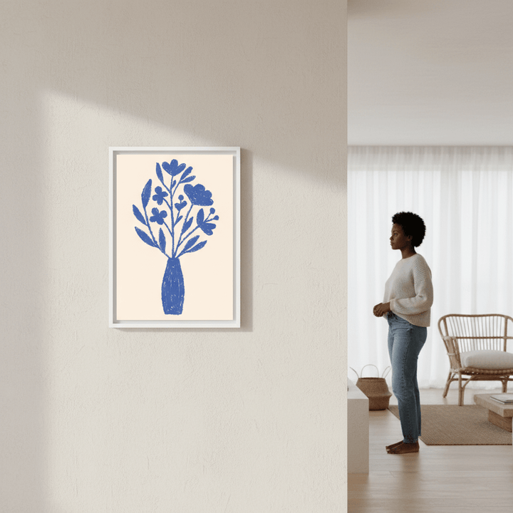 Vase in Bloom by Silvia Visscher wall - art - picture - poster