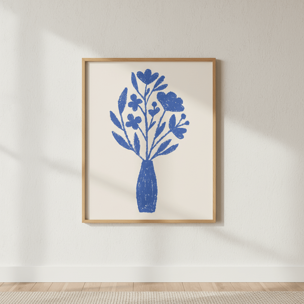 Vase in Bloom by Silvia Visscher wall - art - picture - poster