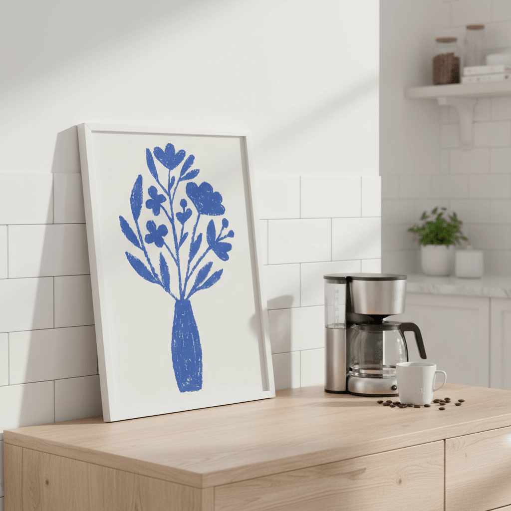 Vase in Bloom by Silvia Visscher wall - art - picture - poster