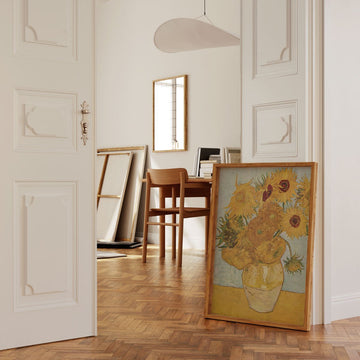 Vase with Twelve Sunflowers Wall Art By Vincent van Gogh - Style My Wall