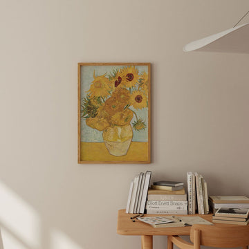 Vase with Twelve Sunflowers Wall Art By Vincent van Gogh - Style My Wall