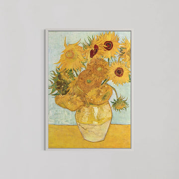 Vase with Twelve Sunflowers Wall Art By Vincent van Gogh - Style My Wall