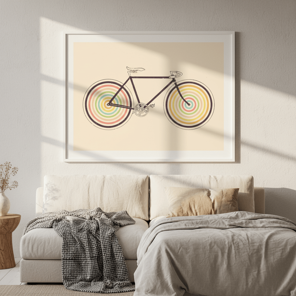 Velocolor by Florent Bodart wall - art - picture - poster