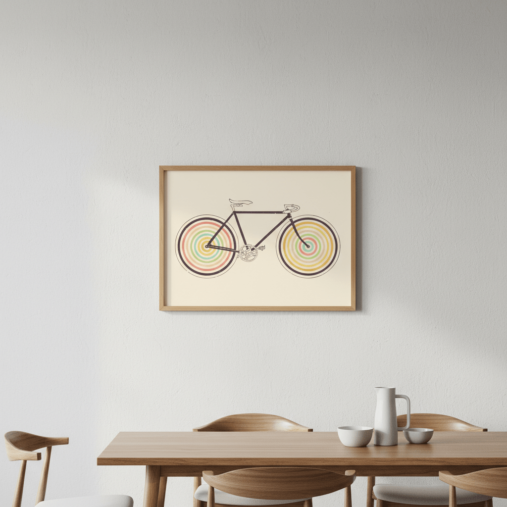 Velocolor by Florent Bodart wall - art - picture - poster