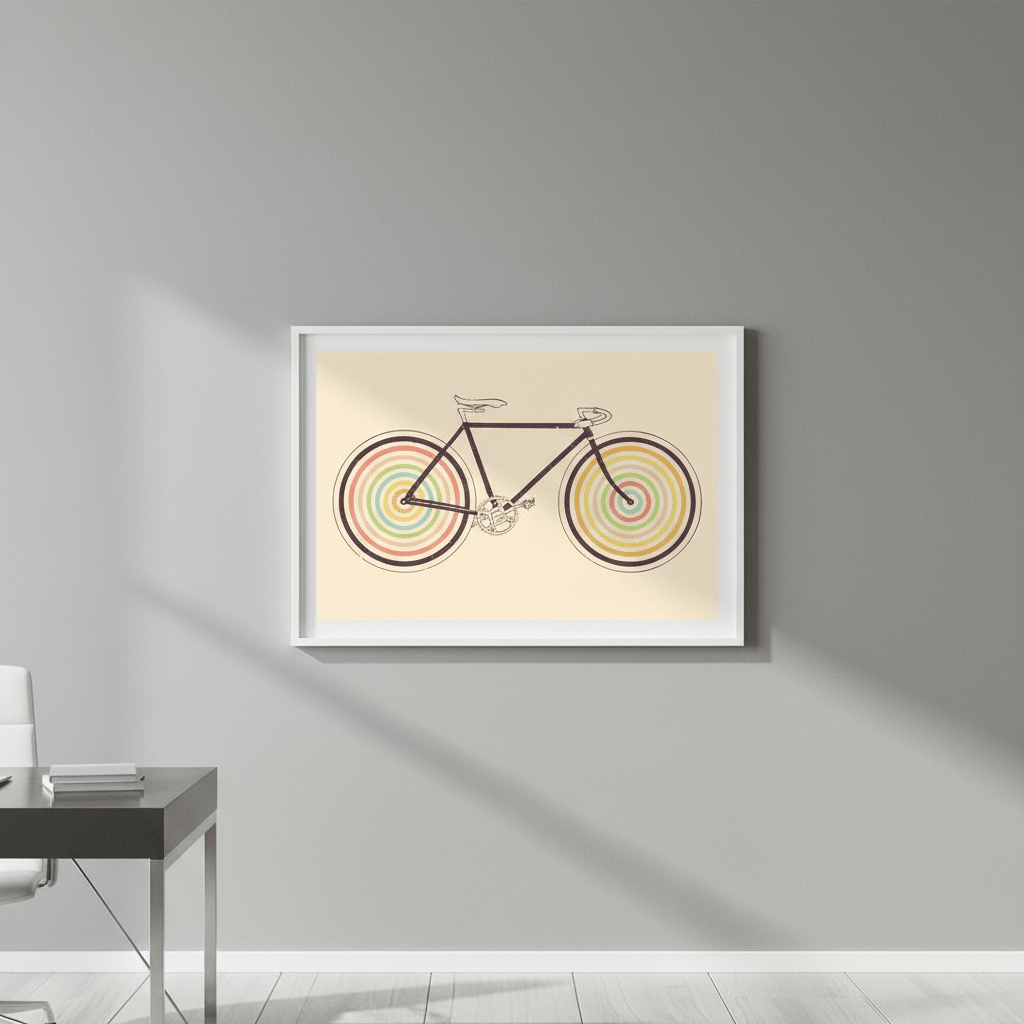 Velocolor by Florent Bodart wall - art - picture - poster